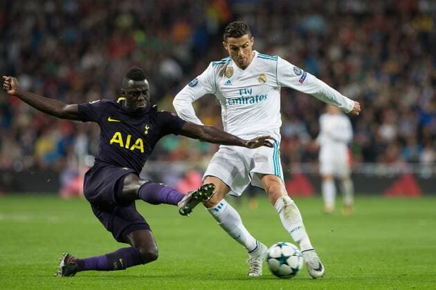 Cristiano Ronaldo of Real Madrid during UEFA Champions League 2017 18 group H match between Real Madrid and Tottenham Hotspur played at the Santiago Bernabeu Stadium in Madrid on October 17th 2017  xRudyx xAFP7x xRealxMadridxvxTottenham,xChampionsxLeague,xOctx17thx2017x
