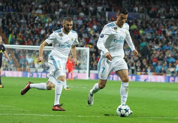 Real MadridÂ s Portuguese forward Cristiano Ronaldo during Champions League match between Real Madrid and Tottenham at the Santiago Bernabeu stadium in Madrid Tuesday Oct 17th 2017  xIrinaxR.xH.x xAFP7x xRealxMadridxvxTottenham,xChampionsxLeague,xOctx17thx2017x