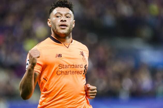17th October 2017, Ljudski vrt, Maribor, Slovenia; UEFA Champions League, NK Maribor versus Liverpool; Midfielder Alex Oxlade-Chamberlain of Liverpool celebrates the goal  ActionPlus11941206