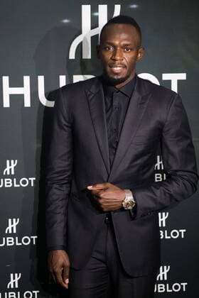 October 17 2017 EUM20171017DEP33 JPG CIUDAD DE MEXICO Deporte Usain Bolt El atleta jamaiquino Usain Bolt asiste este martes a la presentacion de un reloj conmemorativo en el salon internacional de Alta Relojeria en esta capital 17 de octubre de 2017 Foto Agencia EL UNIVERSAL German Espinosa RCC Latin News October 17 2017  - ZUMAu78_ 20171017_zaf_u78_090 Copyright: xGermanxEluniversalx