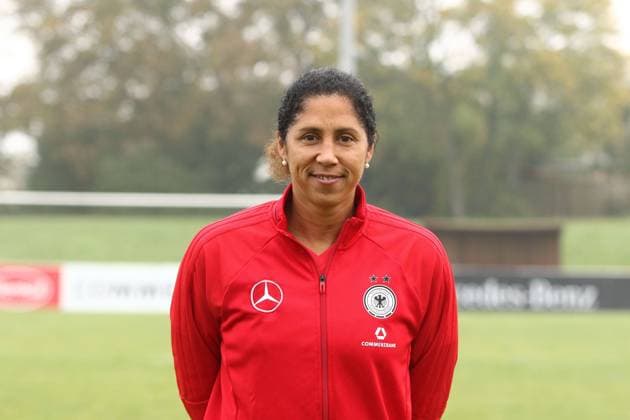 Federal trainers Steffi Jones Photo call Women national team Football 18 10 2017 12 10 2017 Mainz Kastel Copyright: xWeissx Eibner-Pressefotox EP_rws