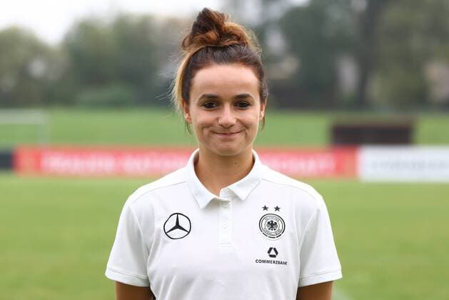 18 10 2017 xCEx Mainz Kastel KFV Stadium German Women national team DFB DFB Women Team photo and Training Women u0026 39;s football national team Lina Magull 10 DFB