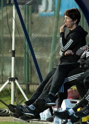 18.10.2017 Belgrade Serbia-Germany U19-Under 19 International Friendly Länderspiel match men s football Maren Meinert Germany head coach during match : 