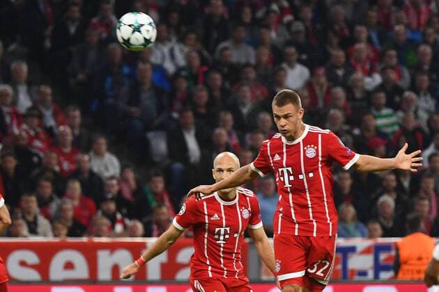 18 10 2017 xJHx Football Champions League FC Bavaria Munich Celtic Glasgow emspor v l Goal Scored goal to 2 0 through Joshua KIMMICH FCB FC Bavaria Munich Munich