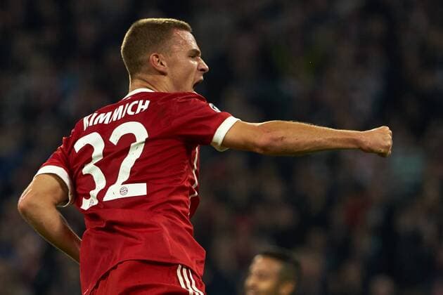 Munich Germany 17 10 2017 UEFA Champions League 2017 18 Season Group stage Group B 3 Matchday FC Bavaria Munich Celtic Glasgow goal celebration at Joshua KIMMICH FCB After his Results to 2 0 DeFodi501