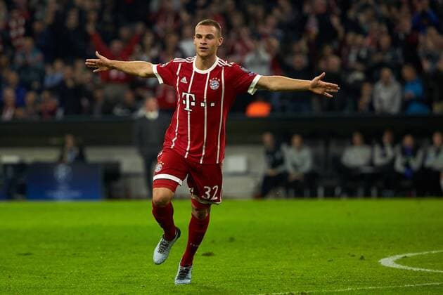 Munich Germany 17 10 2017 UEFA Champions League 2017 18 Season Group stage Group B 3 Matchday FC Bavaria Munich Celtic Glasgow goal celebration at Joshua KIMMICH FCB After his Results to 2 0 DeFodi501