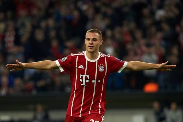 Munich Germany 17 10 2017 UEFA Champions League 2017 18 Season Group stage Group B 3 Matchday FC Bavaria Munich Celtic Glasgow goal celebration at Joshua KIMMICH FCB After his Results to 2 0 DeFodi501