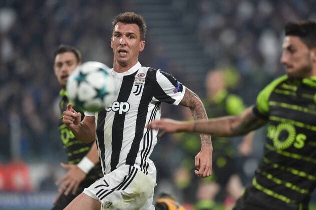 Fußball, CL, Juventus Turin - Sporting Lissabon Mario Mandzukic Juventus Torino 18-10-2017 Allianz Stadium Football Calcio Champions League Group D Juventus - Sporting CP Foto Andrea Staccioli Insidefoto andreaxstaccioli