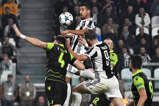 Fußball, CL, Juventus Turin - Sporting Lissabon Sami Khedira Juventus Torino 18-10-2017 Allianz Stadium Football Calcio Champions League Group D Juventus - Sporting CP Foto Andrea Staccioli Insidefoto