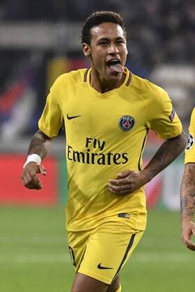 Bilder des Tages - SPORT Fußball, CL, RSC Anderlecht - Paris St. Germain PSG s Neymar Jr celebrates after scoring during a third game (out of 6) in the group stage (Group B) of the UEFA Champions League competition between Belgian soccer team RSC Anderlecht and French club PSG Paris Saint-Germain, Wednesday 18 October 2017 in Brussels. DIRKxWAEM  x05185479x