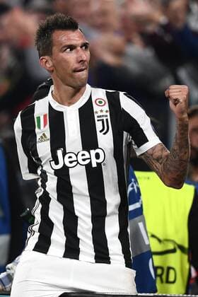 Mg Torino 18 10 2017 - Champions League Juventus-Sporting foto Matteo Gribaudi Image nella foto: esultanza gol Mario Mandzukic 