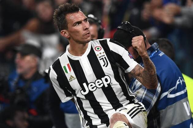 Mg Torino 18 10 2017 - Champions League Juventus-Sporting foto Matteo Gribaudi Image nella foto: esultanza gol Mario Mandzukic 