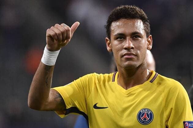 Bilder des Tages - SPORT Fußball, CL, RSC Anderlecht - Paris St. Germain PSG s Neymar Jr pictured during a third game (out of 6) in the group stage (Group B) of the UEFA Champions League competition between Belgian soccer team RSC Anderlecht and French club PSG Paris Saint-Germain, Wednesday 18 October 2017 in Brussels. DIRKxWAEM  x05185546x