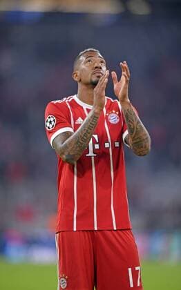18 10 2017 Football UEFA Champions League 2017 2018 Group stage 3 Matchday FC Bavaria Munich Celtic Glasgow in the Alliance Arena Munich After the Game Jerome Boateng FC Bavaria Munich