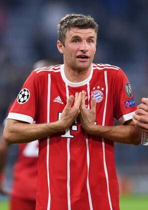 Football Champions League Season 2017 2018 Group stage FC Bavaria Munich Celtic Glasgow 18 10 2017 Thomas Mueller FC Bavaria Munich Munich