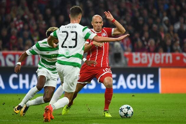 18 10 2017 xJHx Football Champions League FC Bavaria Munich Celtic Glasgow emspor v l Scott Sinclair Celtic FC Mikael funny Celtic FC Arjen seals FCB FC Bavaria Munich Munich