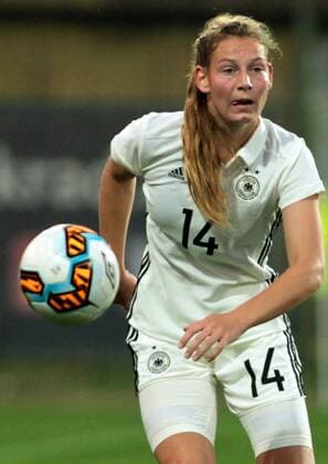 18.10.2017 Belgrade Serbia-Germany U19-Under 19 International Friendly Länderspiel match women s football Sarah Linder Germany : 