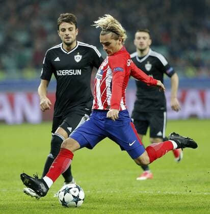 Bilder des Tages - SPORT QARABAG - ATLETICO DE MADRID. 