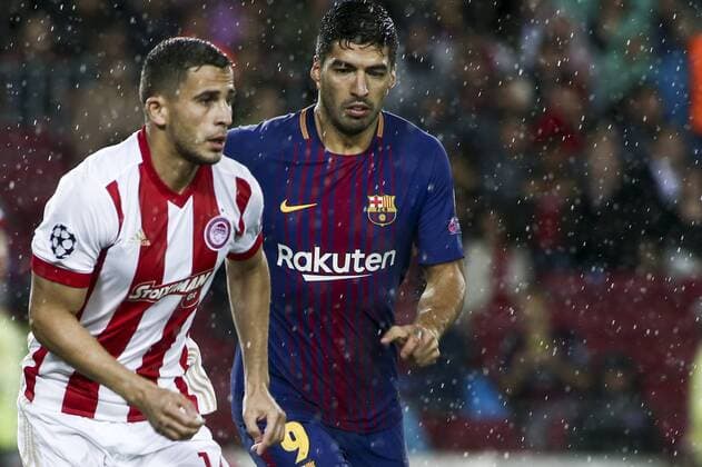 BARCELONA, SPAIN - OCTOBER 18: UEFA Champions League, Group Stage Matchday 3, Barcelona v Olympiacos, Camp Nou (photo by Nikos Mitsouras Reporter Media) SPO  Copyright: xNikosxMitsourasx xReporterxMediax