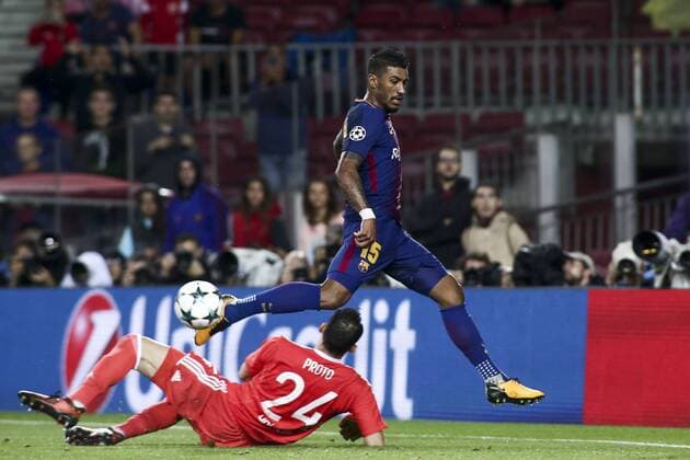 BARCELONA, SPAIN - OCTOBER 18: UEFA Champions League, Group Stage Matchday 3, Barcelona v Olympiacos, Camp Nou (photo by Nikos Mitsouras Reporter Media) SPO  Copyright: xNikosxMitsourasx xReporterxMediax