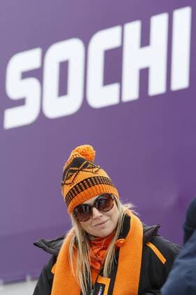 SOCHI - snowboarden , halfpipe , Rosa Khutor Extreme Park , 11-02-2014, Olympische Winterspelen 2014 , Koningin Maxima en koning Willem-Alexander op bezoek in Rosa Khutor Extreme Park. koningspaar bij Rosa Khutor Extreme Park *** SOCHI snowboarding half pipe Rosa Khutor Extreme park 11 02 2014 Olympic Winter games 2014 queen maxima and king Willem Alexander on visit in Rosa Khutor Extreme park royal couple at Rosa Khutor Extreme park 
