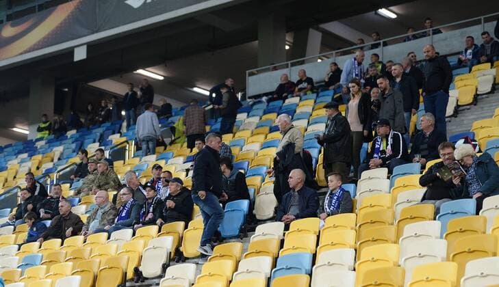 Football men Season 2017 2018 UEFA Europe League Group J 3 Matchday in Lvov Sorja Luhansk Hertha BSC Emptiness Ranks 19 10 2017 Copyright: xMichaelxHundtx xMatthiasxKochx