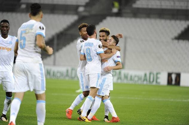 Joie But Lopez OM FOOTBALL Marseille vs Vitoria SC Europa League 19 10 2017 FranckPennant Panoramic 