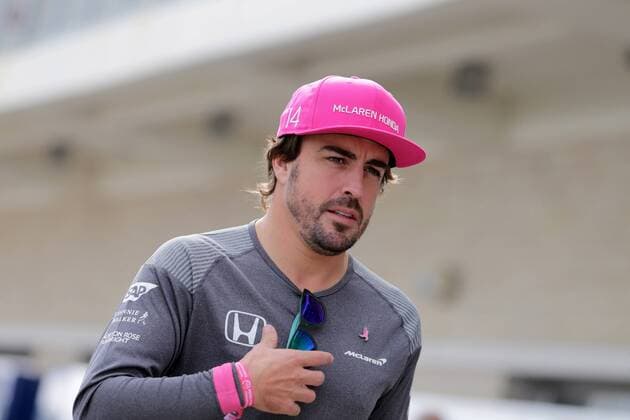 19.10.2017 - Fernando Alonso (ESP) McLaren MCL32 United States Grand Prix, Austin 19 - 22 October 2017 19.10.2017 - Fernando Alonso (ESP) McLaren MCL32 