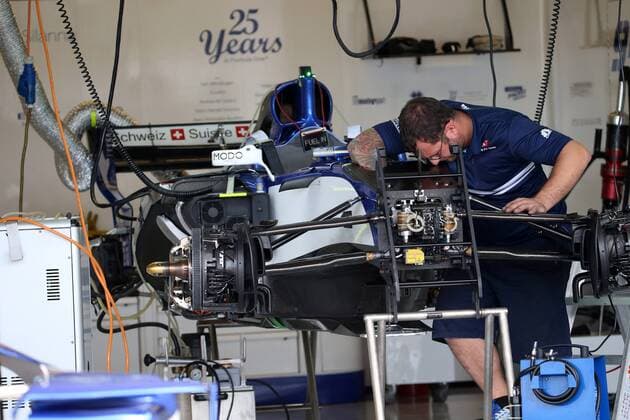 19.10.2017 - Sauber garage United States Grand Prix, Austin 19 - 22 October 2017 19.10.2017 - Sauber garage 