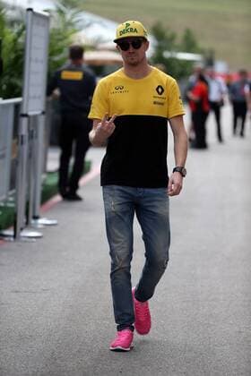 19.10.2017 - Nico Hulkenberg (GER) Renault F1 Team RS17 United States Grand Prix, Austin 19 - 22 October 2017 19.10.2017 - Nico Hulkenberg (GER) Renault Sport F1 Team RS17 