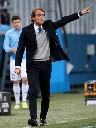 ST PETERSBURG, RUSSIA - OCTOBER 19, 2017: Zenit St Petersburg head coach Roberto Mancini in their 2017-18 UEFA Europa League Group L Round 3 football match against Rosenborg at Saint Petersburg Stadium. Alexander Demianchuk TASS  TS065876