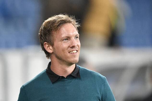 before the Game team manager Coach Julian Nagelsmann TSG 1899 Hoffenheim TSG 1899 Hoffenheim vs Istanbul BB Medipol Basaksehir Europe League 19 10 2017 TSG 1899 Hoffenheim vs Istanbul BB Medipol Basaksehir