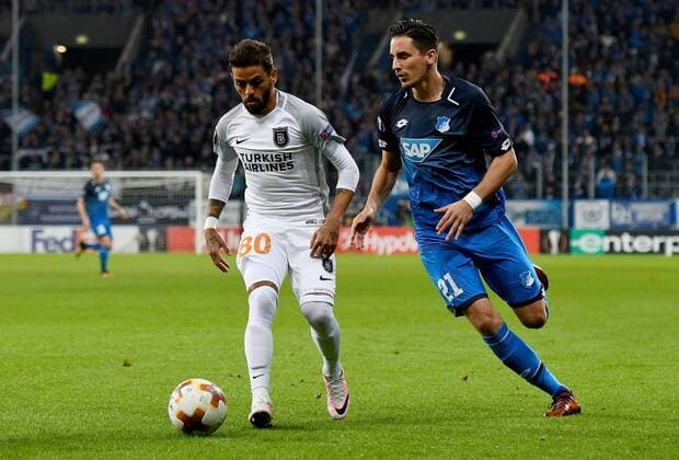 19 10 2017 xfux Football Europe League TSG 1899 Hoffenheim Istanbul Basaksehir FK emspor v l Junior Caicara Istanbul Basaksehir FK Benjamin Huebner 1899 Hoffenheim Sinsheim