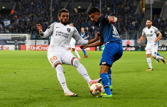 19 10 2017 xfux Football Europe League TSG 1899 Hoffenheim Istanbul Basaksehir FK emspor v l Junior Caicara Istanbul Basaksehir FK Kerem Demirbay 1899 Hoffenheim Sinsheim