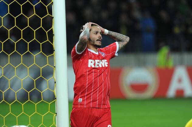 Europa League, BATE Borisov - 1. FC Köln, Leonardo Bittencourt enttäuscht 