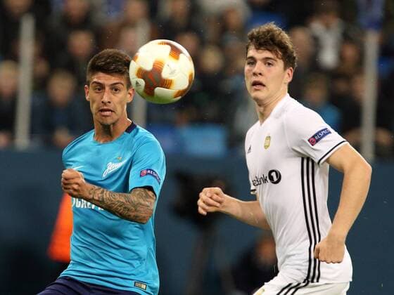 October 19, 2017 - St. Petersburg, Russia - October 19, Russia, St. Petersburg, UEFA Europa League 2017 18- FC Zenit-FC Rosenborg. Player FC Zenit Emiliano Rigoni UEFA Europa League 2017 18- FC Zenit-FC Rosenborg  - ZUMAl75_ 20171019_zaf_l75_029 Copyright: xAlexanderxKulebyakinx