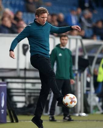 Football Europe League TSG 1899 Hoffenheim Istanbul Basaksehir Group C at 19 10 2017 in the Wirsol Rhine Neckar Arena xmdx Julian Nagelsmann team manager 1899 Hoffenheim with Ball TSG 1899 Hoffenheim Istanbul Basaksehir