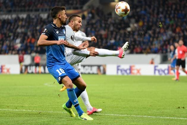 Robert Zulj TSG 1899 Hoffenheim free Kerim Istanbul Basaksehir FK Germany Sinsheim Sports Football UEFA Europe League Matchday 3 TSG 1899 Hoffenheim vs Istanbul Basaksehir at 19 10 2017 Rhine Neckar Arena