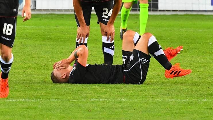 19 10 2017 Lucerne Swissporarena Football men Europe League Season 2017 2018 FC Lugano Viktoria Pilsen 3 2 Picture shows Mattia Bottani FC Lugano at Bottom Action shot
