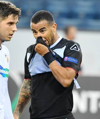 19 10 2017 Lucerne Swissporarena Football men Europe League Season 2017 2018 FC Lugano Viktoria Pilsen 3 2 Picture shows Carlinhos Junior FC Lugano Action shot Single