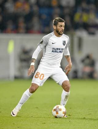 Junior Caicara Istanbul BB Medipol Basaksehir at Ball TSG 1899 Hoffenheim vs Istanbul BB Medipol Basaksehir Europe League 19 10 2017 TSG 1899 Hoffenheim vs Istanbul BB Medipol Basaksehir