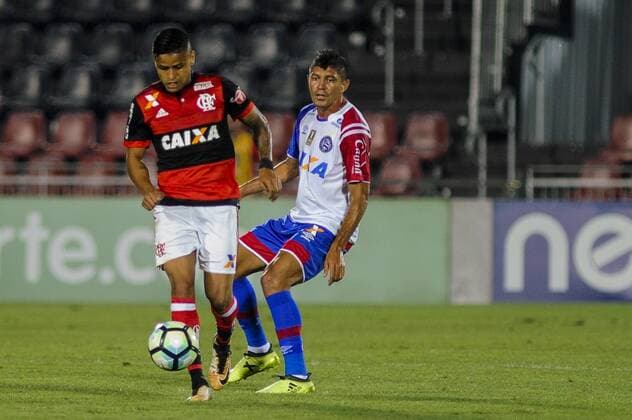 Flamengo x Bahia RIO DE JANEIRO, RJ - 19.10.2017: FLAMENGO X BAHIA - Everton during Flamengo vs. Bahia held at Ilha do Urubu Stadium, for the 29th round of the Brazilian Championship in Rio de Janeiro, RJ. (Photo: Marcelo Cortes Fotoarena) x1409067x  MarceloxCortes