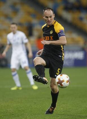 October 19, 2017 - Young Boys Steve von Bergen in action during the UEFA Europa League Group B soccer match between FC Dynamo Kyiv and FC Young Boys at the NSK Olimpiyskyi in Kyiv, Ukraine, October 19, 2017. The UEFA Europa League Group B soccer match between FC Dynamo Kyiv and FC Young Boys at the NSK Olimpiyskyi in Kyiv. - ZUMAs334 80533870st Copyright: xAnatoliixStepanovx