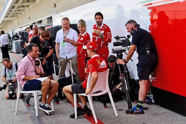 Sebastian Vettel ger 5 Scuderia Ferrari grand Prize from USA 2017 Preparations motor aviation Formula 1 19 10 2017 Austin Copyright: xAndre Eibner-Pressefotox EP_JAE