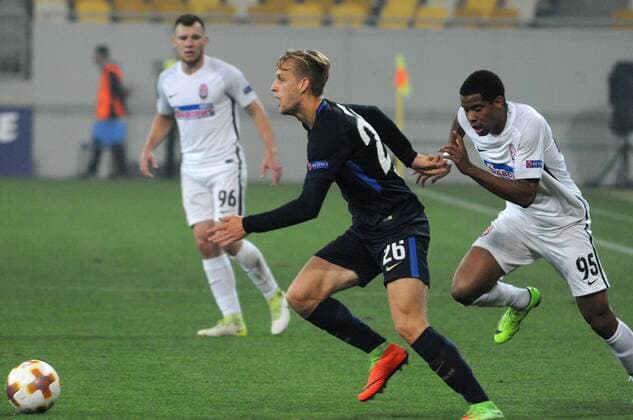 FC Zorya Luhansk - FC Hertha BSC Berlin - left Arne Maier, right -Iury  Copyright: xLYSEIKOxMarkiianx