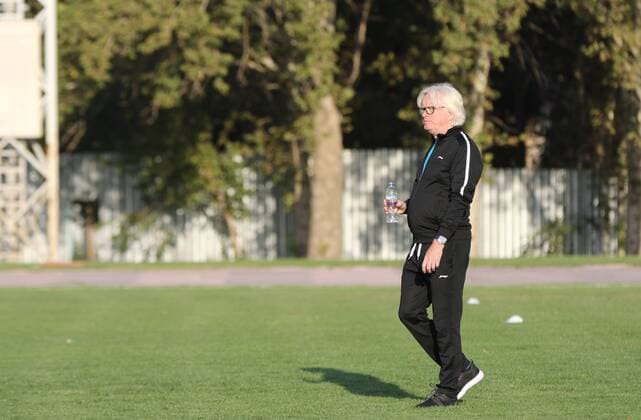 Persian Gulf Pro League Esteghlal Teheran training Winfried Schäfer 