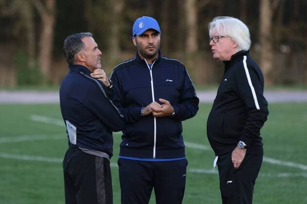 Persian Gulf Pro League Esteghlal Teheran training Winfried Schäfer 