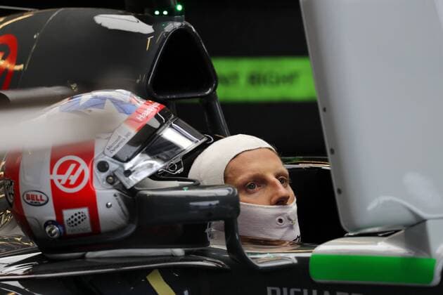 20.10.2017 - Free Practice 1, Romain Grosjean (FRA) Haas F1 Team VF-17 United States Grand Prix, Austin 19 - 22 October 2017 20.10.2017 - Free Practice 1, Romain Grosjean (FRA) Haas F1 Team VF-17 