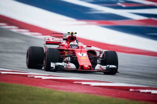 20.10.2017 - Free Practice 1, Kimi Raikkonen (FIN) Scuderia Ferrari SF70H United States Grand Prix, Austin 19 - 22 October 2017 20.10.2017 - Free Practice 1, Kimi Raikkonen (FIN) Scuderia Ferrari SF70H 