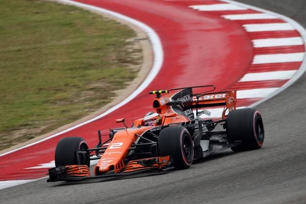 20.10.2017 - Free Practice 1, Stoffel Vandoorne (BEL) McLaren MCL32 United States Grand Prix, Austin 19 - 22 October 2017 20.10.2017 - Free Practice 1, Stoffel Vandoorne (BEL) McLaren MCL32 